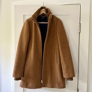 J Crew Lodge Coat Jacket in size 4 Tall color camel